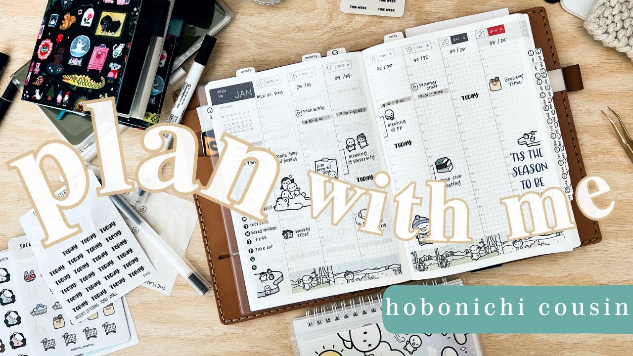 hobonichi cousin | plan with me