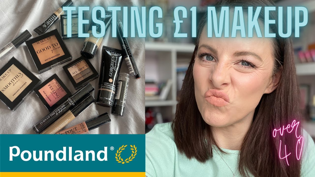 POUNDLAND MAKEUP | Testing a Full Face of Makeup Gallery | Pound Shop Makeup Haul | Over 40s