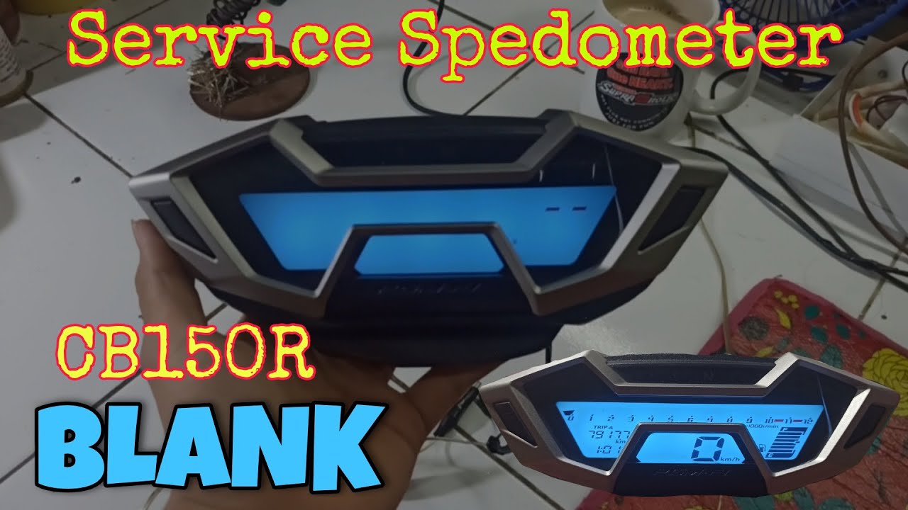 CARA SERVICE SPEDOMETER CB150R BLANK