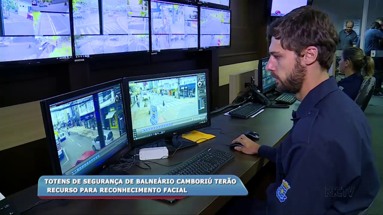 Tótens de segurança de Balneário Camboriú terão recurso para reconhecimento facial