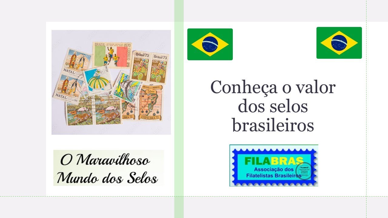 Conheça o valor dos selos brasileiros
