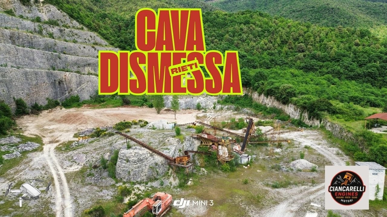 CAVA DISMESSA (Rieti) URBEX #djimini3 #dji #drone #rieti #cava #movimentoterra 