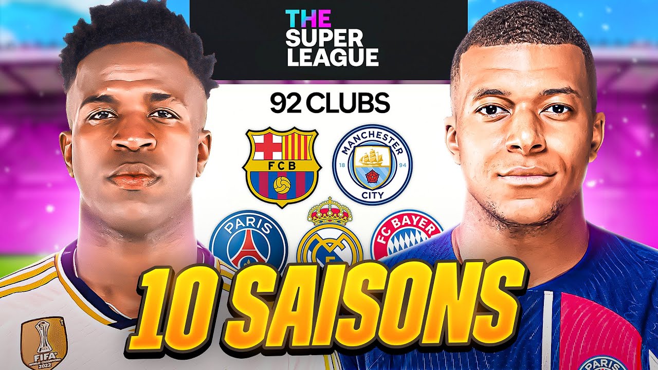 10 SAISONS DE SUPER LEAGUE SUR FC 24 !
