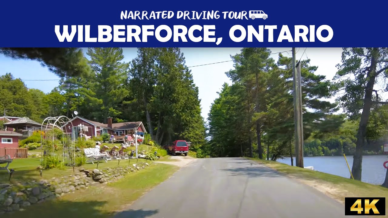 🚗 Scenic Drive Through Wilberforce, Ontario! 4K Relaxing Road Trip 🍁🌲