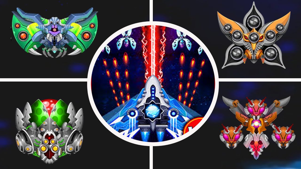SPACE SHOOTER: GALAXY ATTACK ALL BOSSES #8 rocket studio Live 2025 | Brown2k2gaming