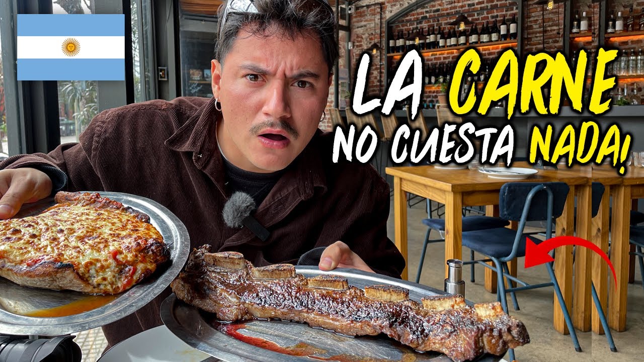 AHORA LA COMIDA ARGENTINA ES LA MAS BARATA DE MUNDO 🥩🇦🇷 | MATAMBRE - ASADO - EMPANADAS Y MAS!