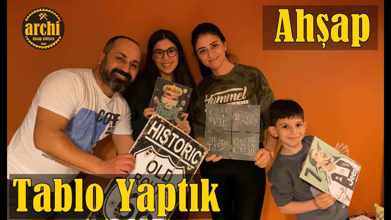 Ahşap Tablo Nasıl Yapılır | Pratik Ev Dekorasyonu | Kendin Yap | Wall Art Making l Diy |