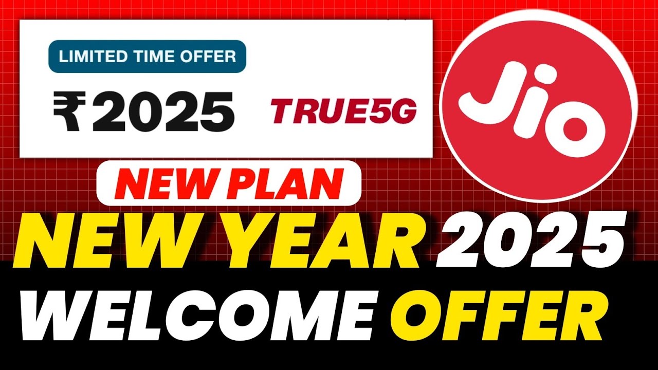 🔥 Jio New Year 2025 Launch || Jio New Year Welcome Plan Launch || Jio New Recharge Plan Launch