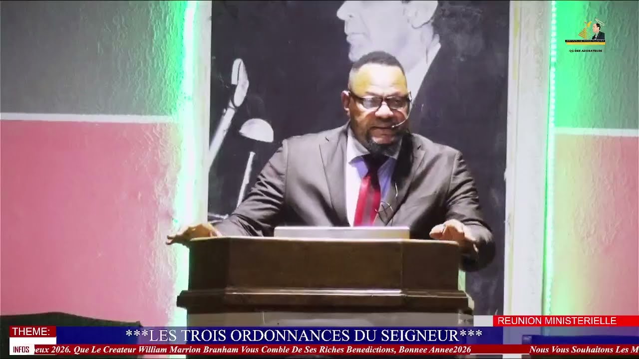 DEVONS NOUS APPLIQUER LES TROIS ORDONNANCES DU SEIGNEUR ? REUNION MINISTERIELLE DU MOIS DE JANVIER
