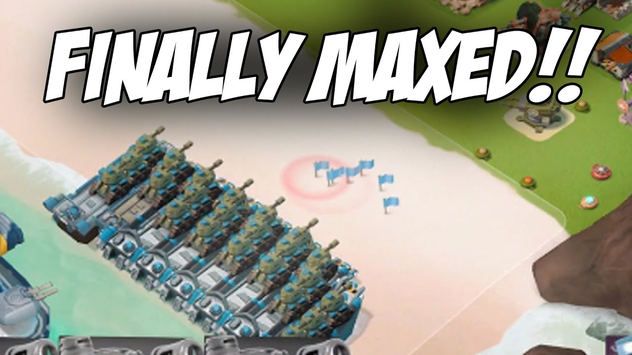 FINALLY HAVE THESE MAXED! - Crazy Attacks | Boom Beach