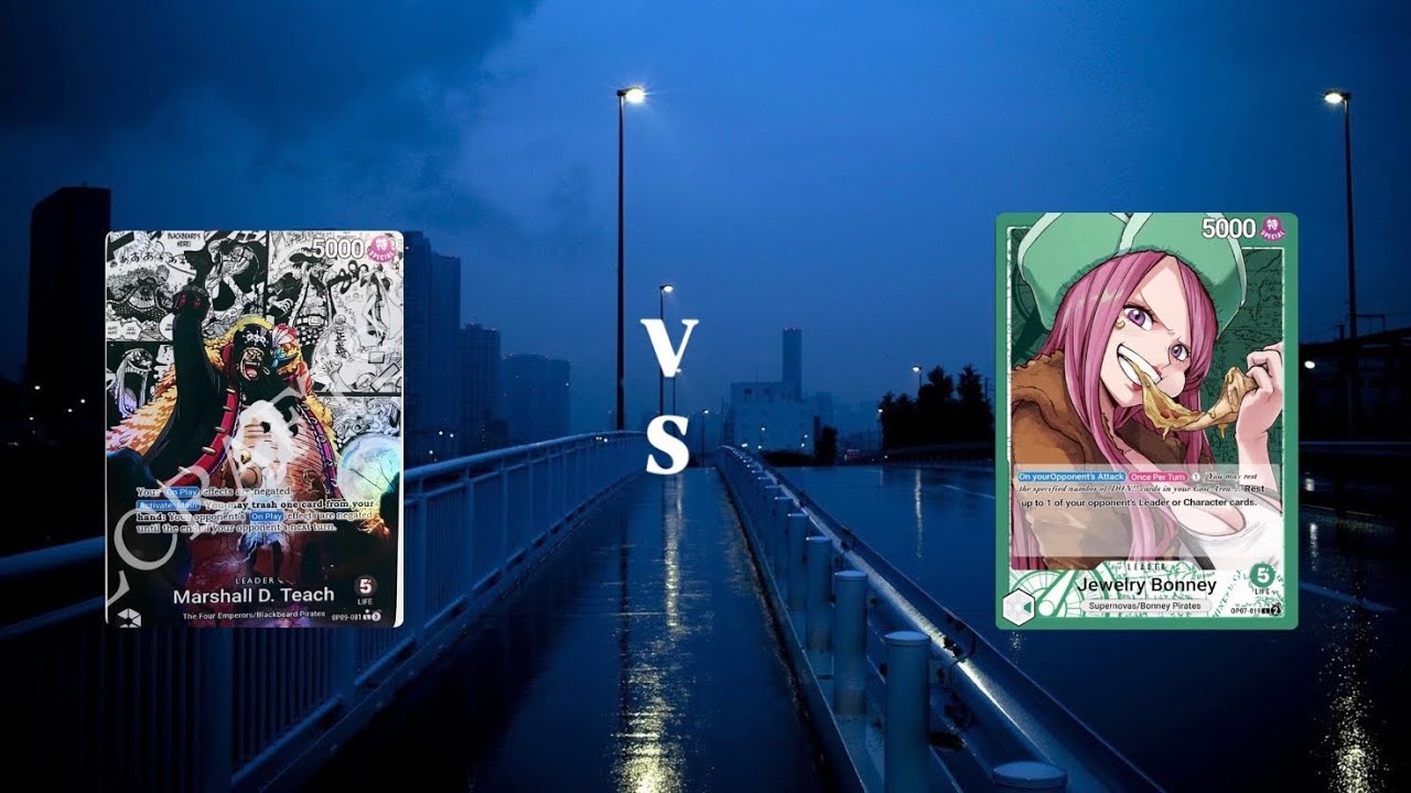 Marshall D. Teach vs J.Bonney OP10 One Piece TCG
