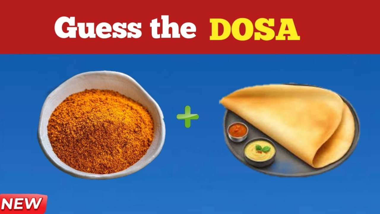 Are you a dosa lovers? Can you guess these dosa name's by given emoji s? | Riddle Game | Bioscope