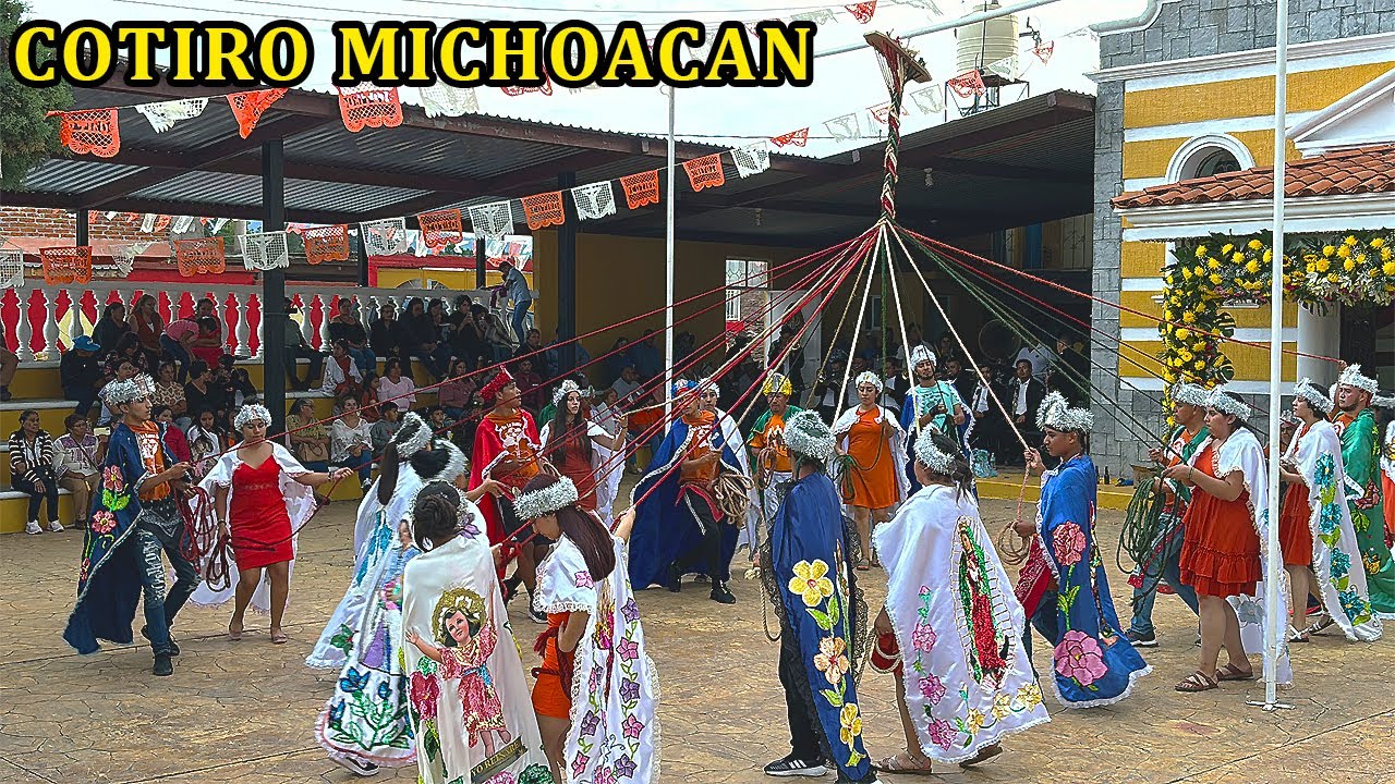 ¡UNA DANZA MUY ORIGINAL EN COTIRO MICHOACAN MEXICO!! BAILAN AL SEÑOR DE LA BUENA MUERTE 16 SEPT 2024