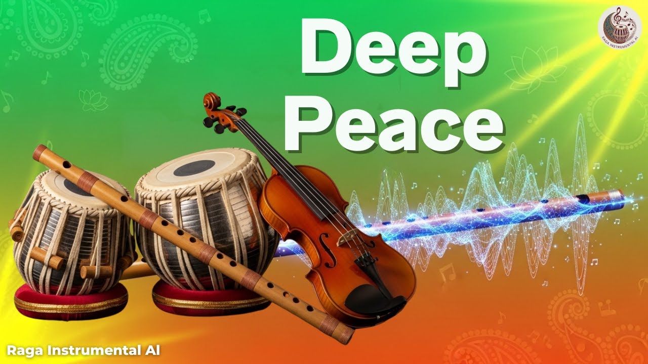 Sacred Morning Ragas | Deep Peace | Indian Classical Instrumental Music @RagaInstrumentalAI