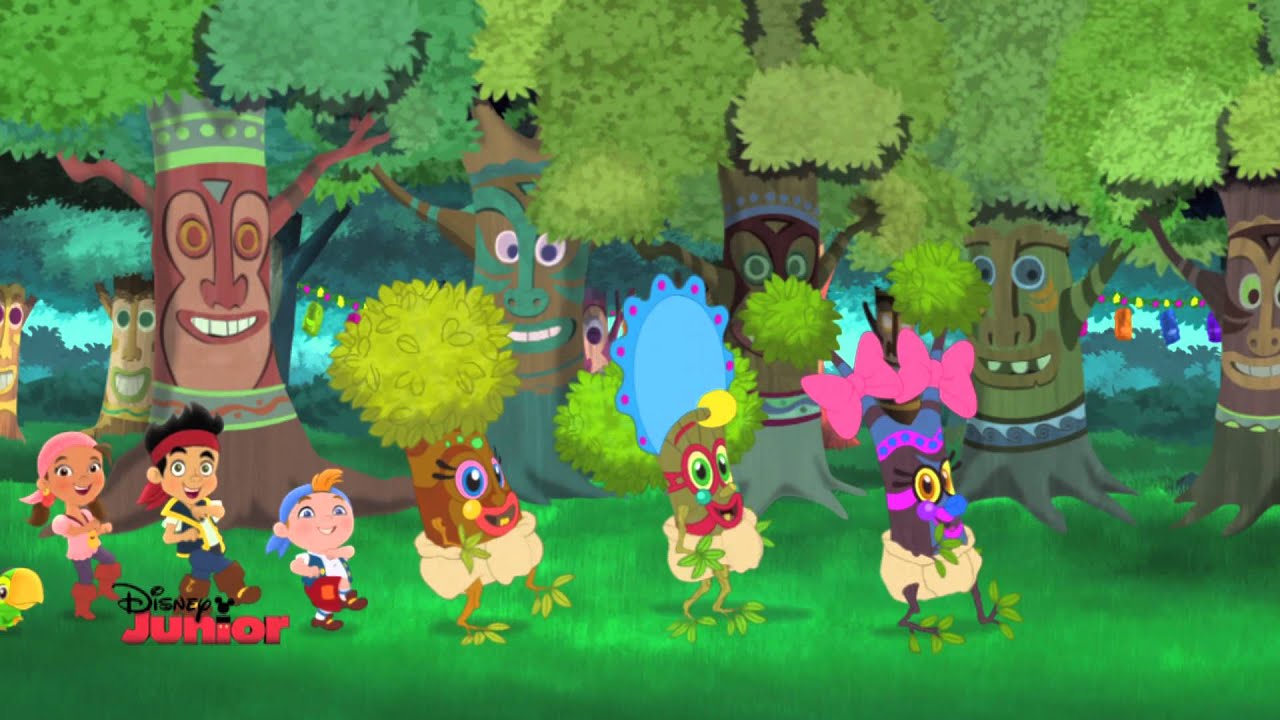 Jake And The Never Land Pirates | Tiki Tree Lu'au | @disneykids