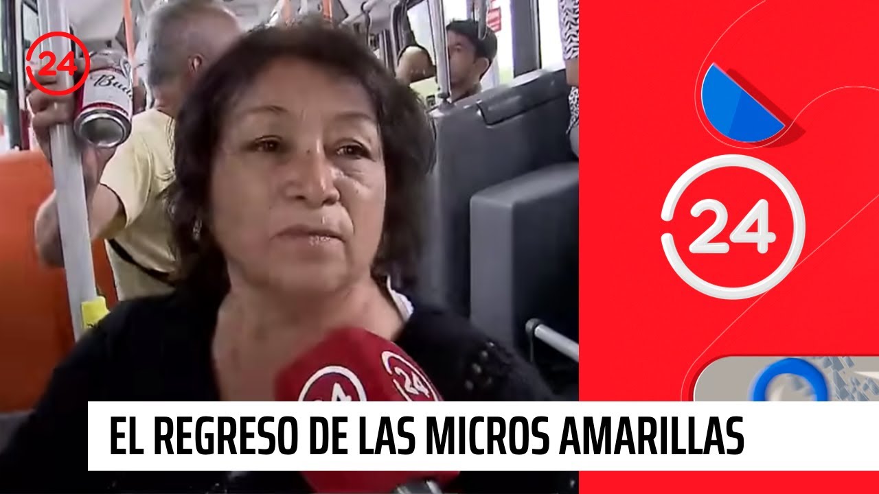 El regreso de las micros amarillas | 24 Horas TVN Chile