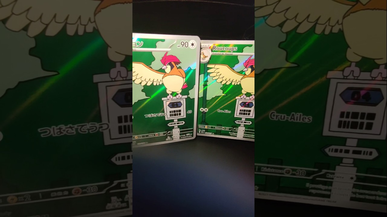 #Pok&eacute;mon #ポケモン #Roucarnage #ピジョット #Pok&eacute;monCard #ポケモンカード #Pok&eacute;monJap #Pok&eacute;monFR #Shorts
