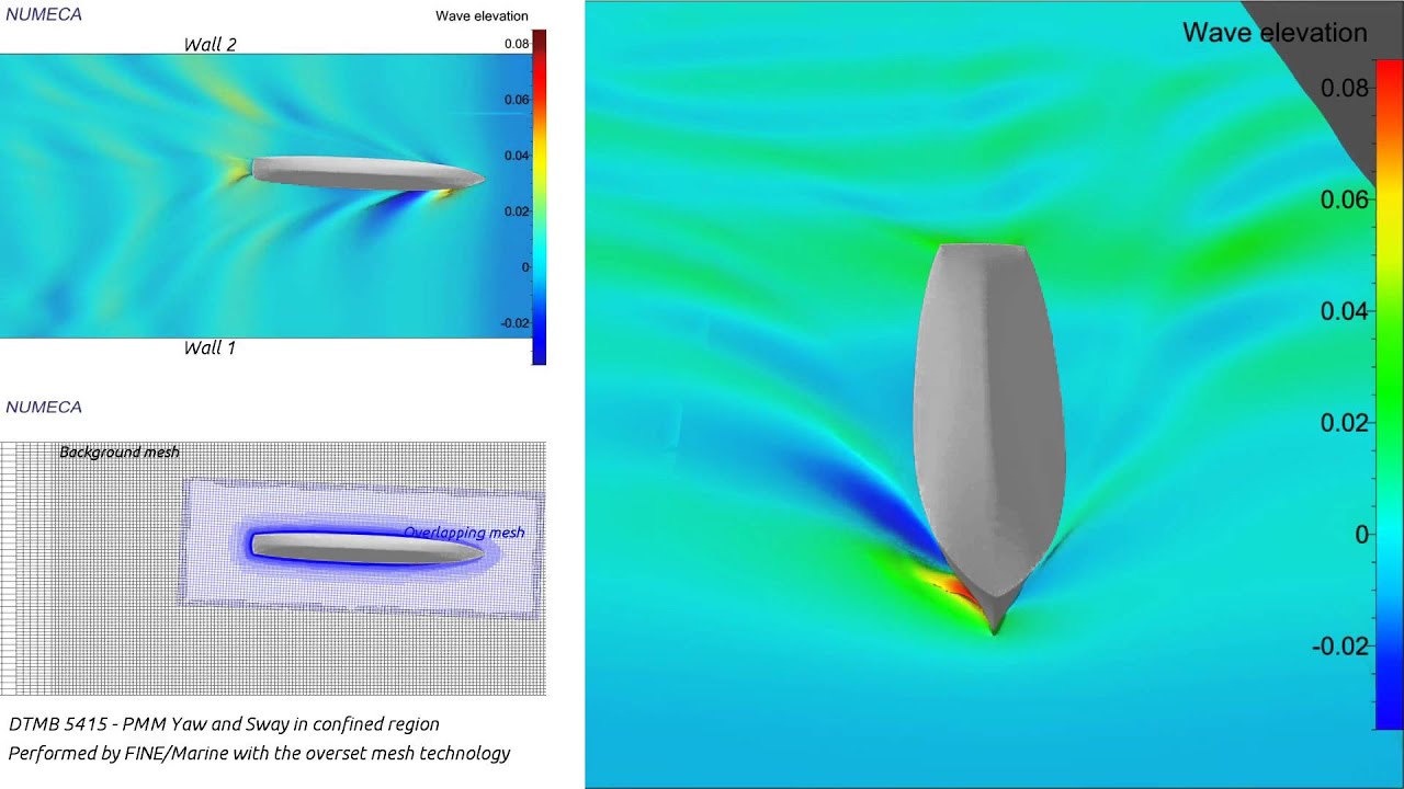 NUMECA introduces overset grid technology for FINE&trade;/Marine