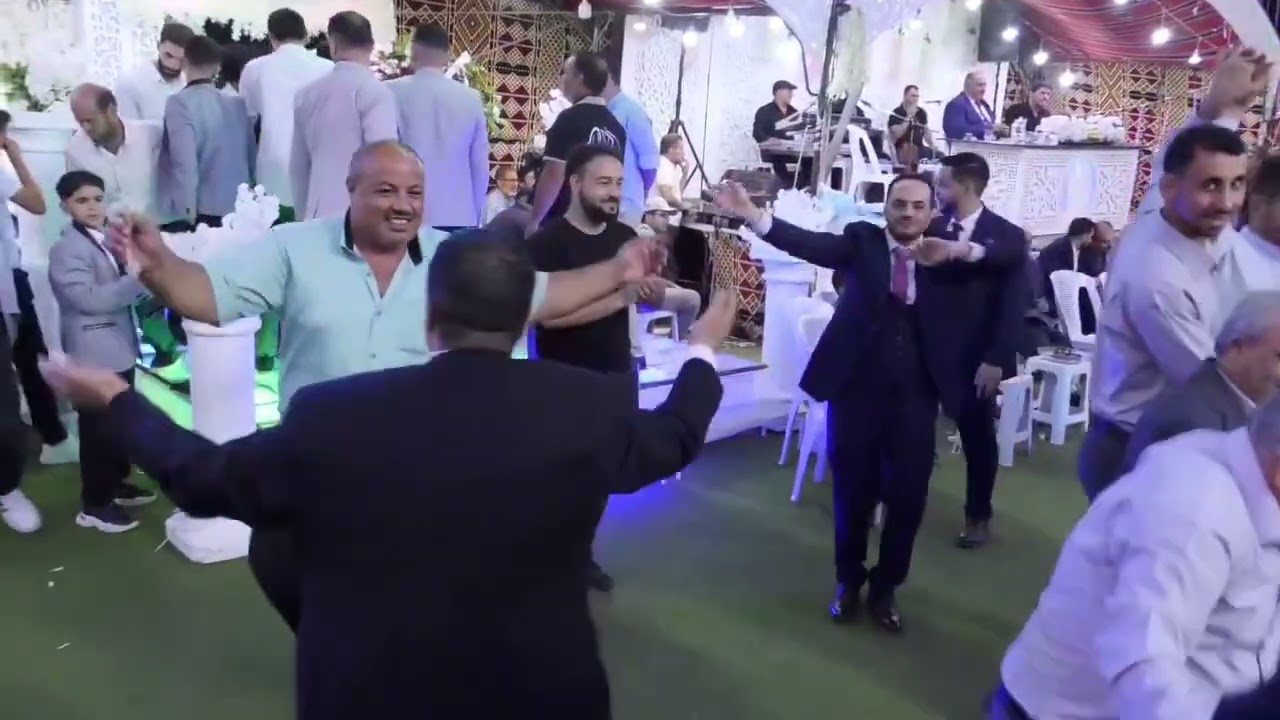  الشاعر أسامة السمرة و احمد الخنسا  أفراح حلبون آل اسعد زفاف د اسعد حمود اسعد 