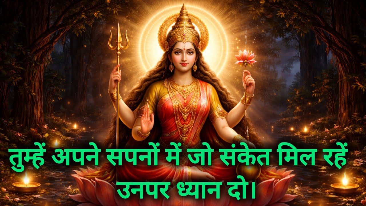 तुम्हें सपनों में जो संकेत मिल रहे हैं उन पर ध्यान दो | माँ आदिशक्ति का दिव्य संदेश | Spiritual 