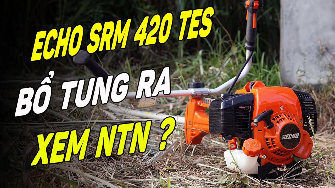 Bổ Tung Máy Cắt Cỏ Echo SRM 420 Nhật Bản Ra Xem Bên Trong NTN ? Có Ai DÁM ?