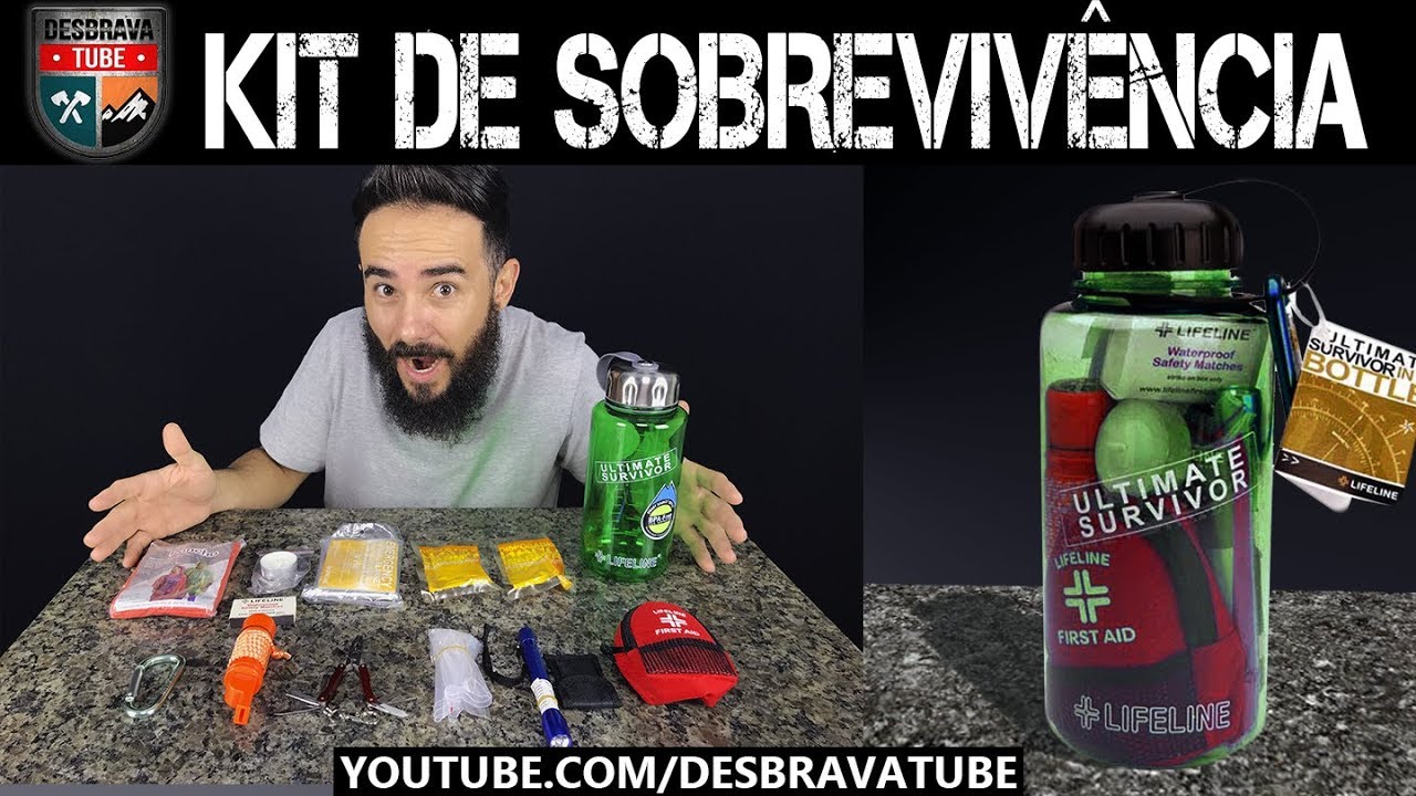 KIT DE SOBREVIVÊNCIA ULTIMATE SURVIVAL LIFELINE - Guia do Sobrevivente