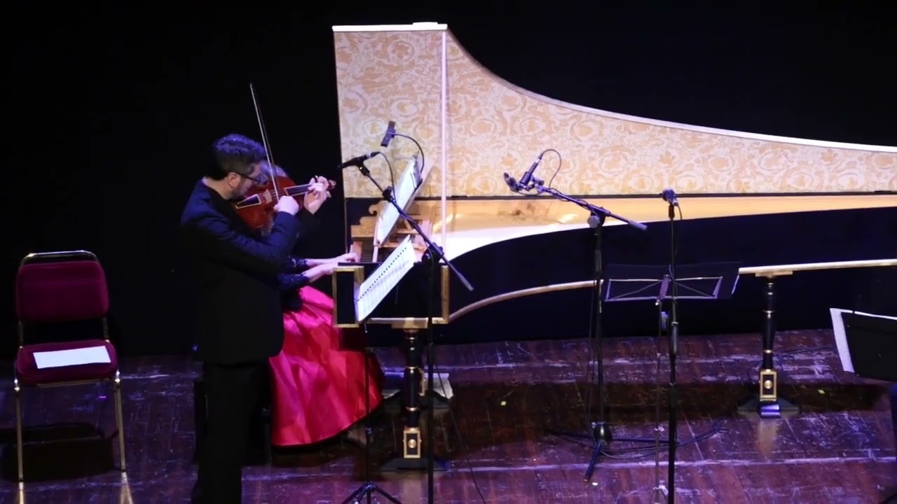 G. F. HAENDEL, Sonata in Fa maggiore per violino e b.c. - Davide Belosio LIVE