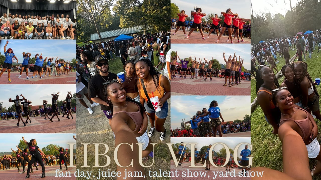 HBCU VLOG: alabama a&m university, NPHC yard show, juice jam, talent show, divine nine yard show