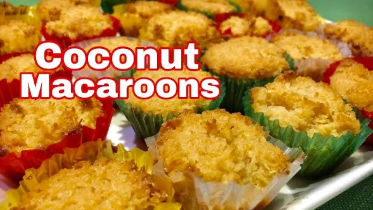 COCONUT MACAROONS | Easy Dessert Recipe | Filipino Macaroons