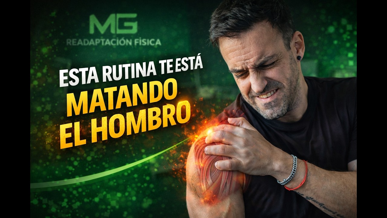 Rutina de entrenamiento con dolor de hombro. Que rutina semanal NO debo hacer