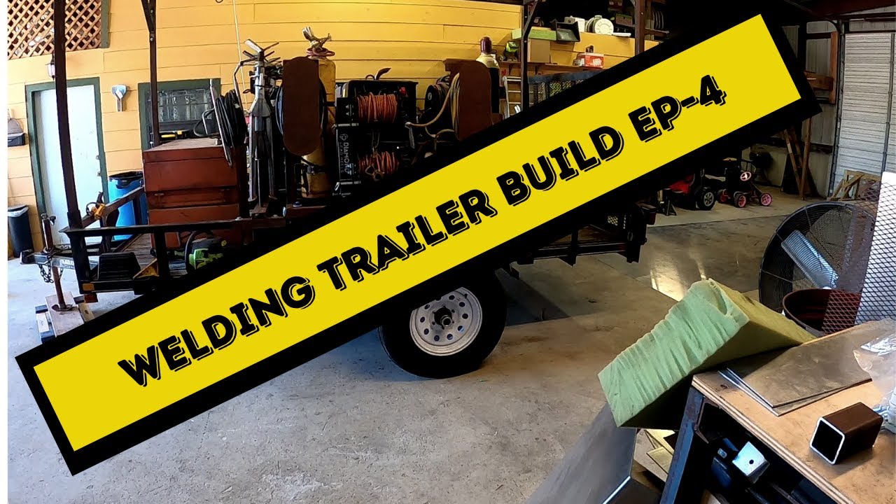 WELDING TRAILER BUILD EP.4  5000# AXLE SWAP