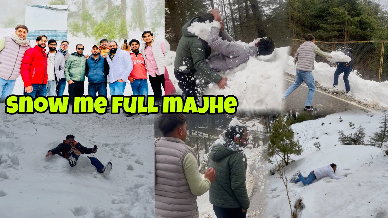 Snow Me Khelne Me Majha Aa Gya 🫡