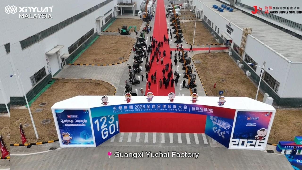XinYuan Malaysia melawat ke Kilang Enjin Yuchai di Yulin, Guangxi