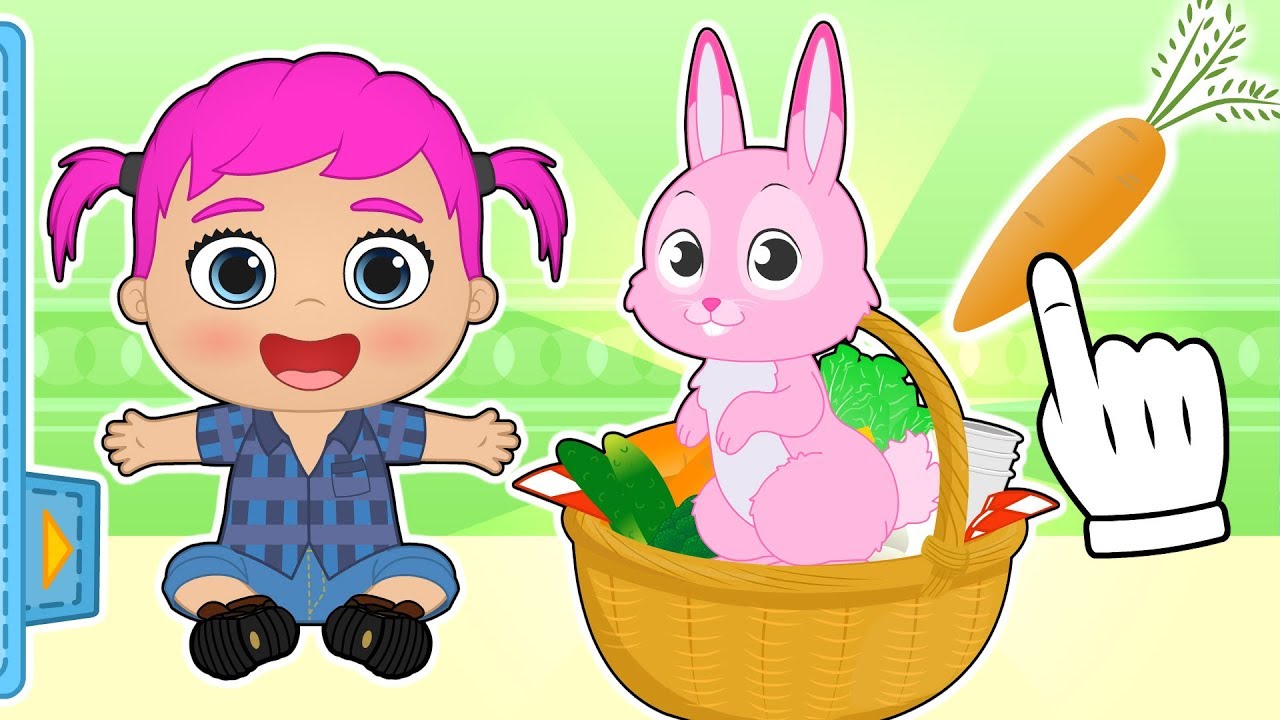 BABY ALEX AND LILY 🐰 Meet New Bunny Pet 🥕 Educational Cartoons