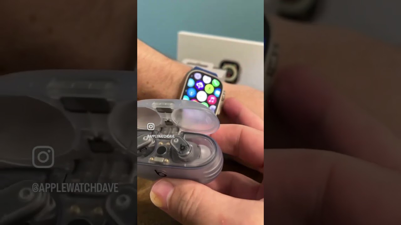 Pairing the Beats Studio Buds Plus with the Apple Watch Ultra #applewatchultra #applewatch