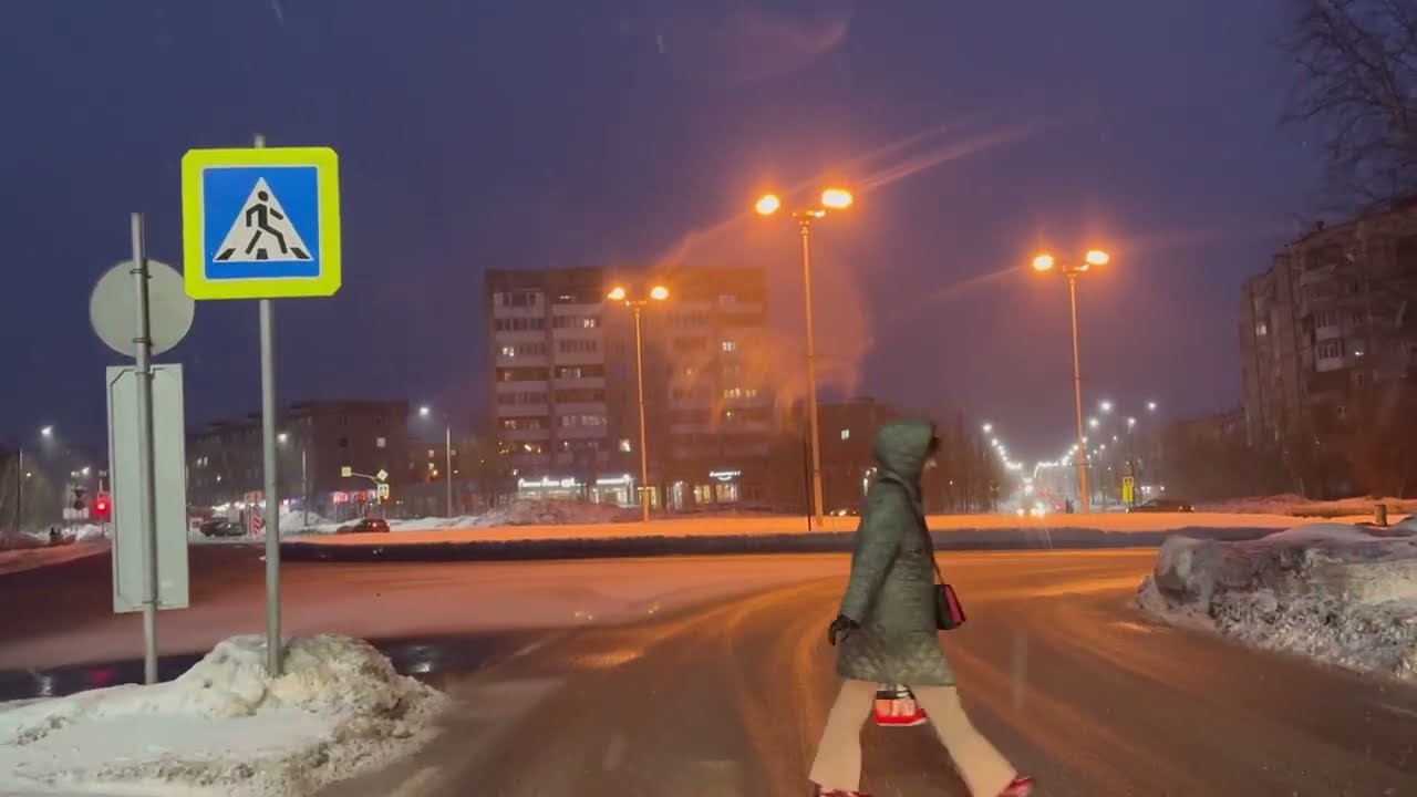 АПАТИТЫ 4К ЗА РУЛЕМ ПО ГОРОДУ ОБЗОР | МУРМАНСКАЯ ОБЛАСТЬ