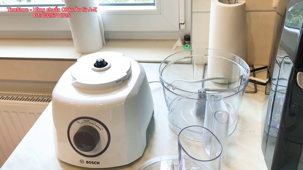 Review làm giò sống với máy Bosch 3200W - Hàng Đức 🇩🇪