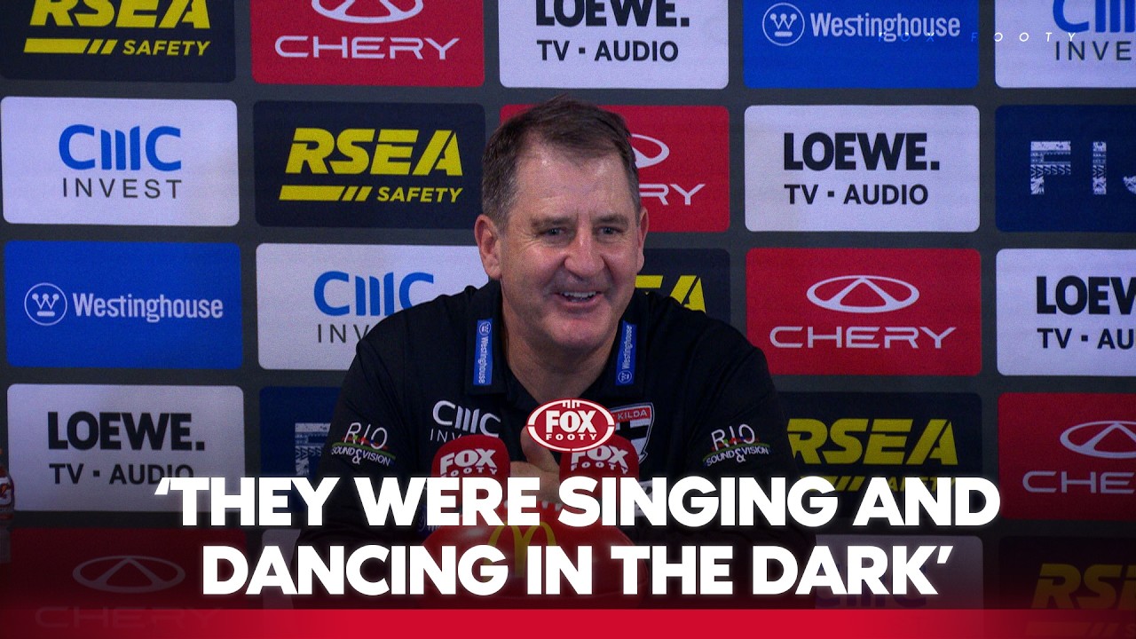 Ross chuffed after 1st win of the season I St Kilda Saints Press Conference I Fox Footy