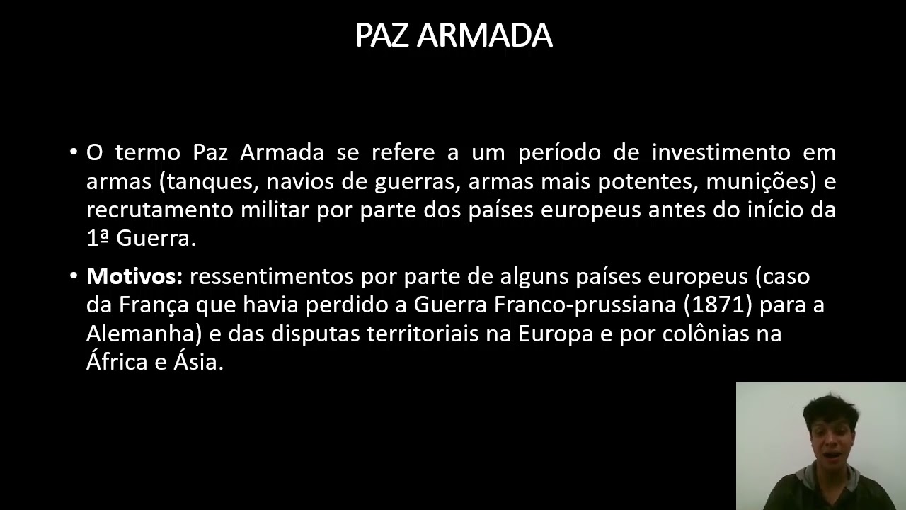 Aula de história: A Europa antes da primeira guerra mundial