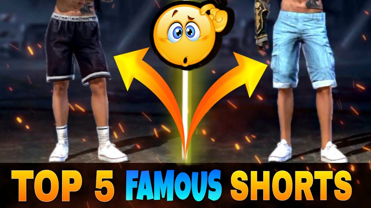 TOP 5 GOOD LOOKING SHORTS (HALF PANT) IN STORE || 🤔 FREEFIRE FACTS VIDEO 😎🤩