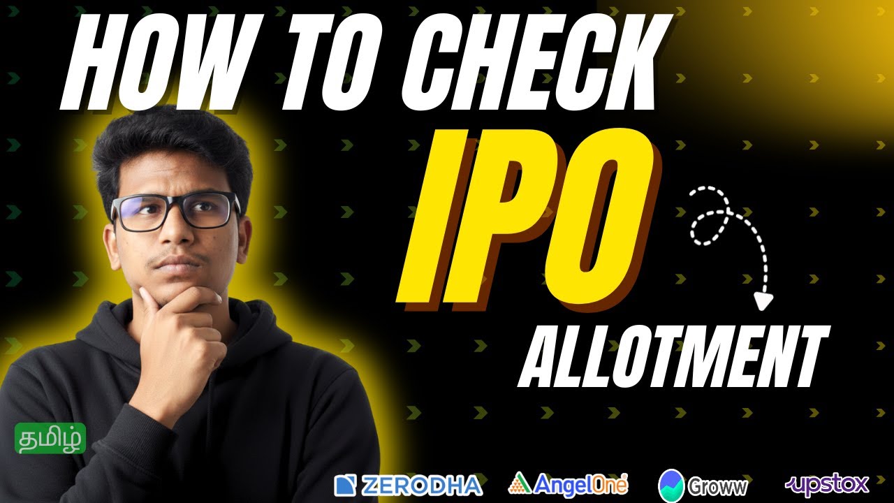 How to check IPO Allotment ✅ Check Your Status in 2 Mins | Broker App vs NSE Website | Step-by-Step