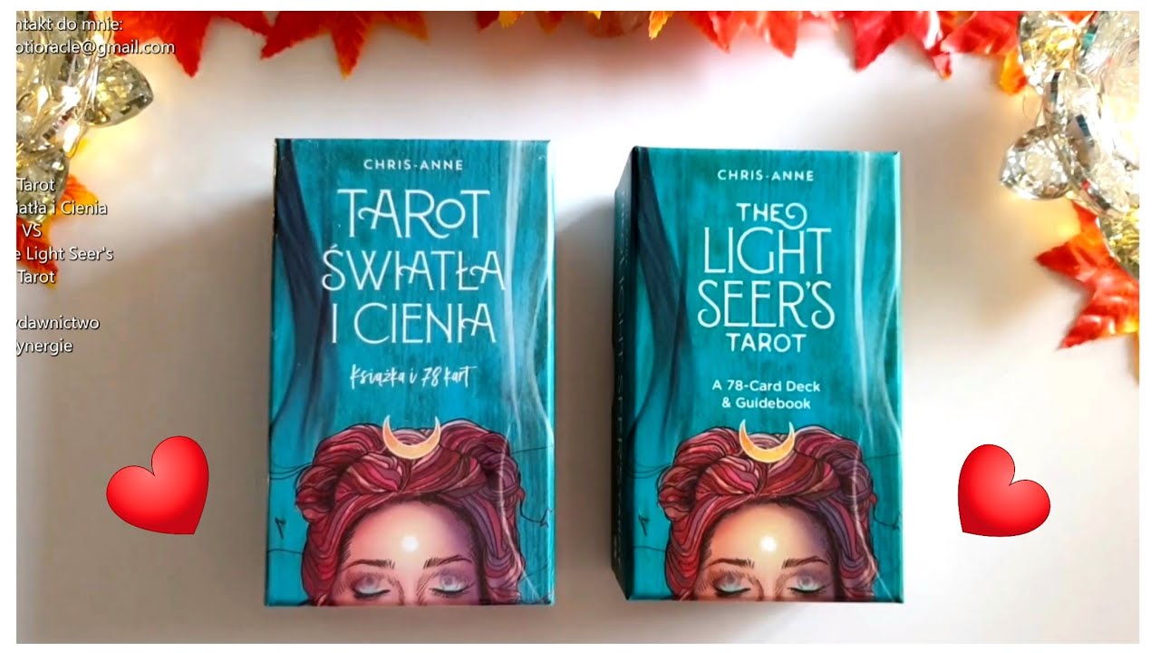 Tarot Światła i Cienia VS The Light Seer's Tarot. Karty. Książeczka.Porównanie. Szczera recenzja🔔 PL