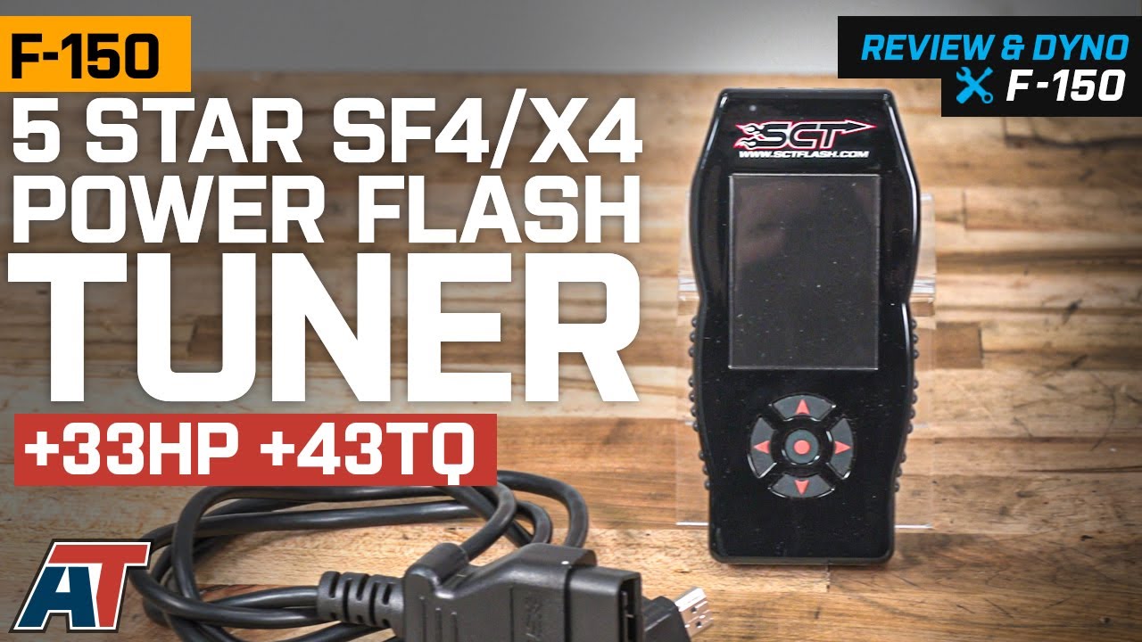 2011-2014 F150 5.0L 5 Star SF4/X4 Power Flash Tuner w/ 3 Custom Tunes Review & Dyno Test