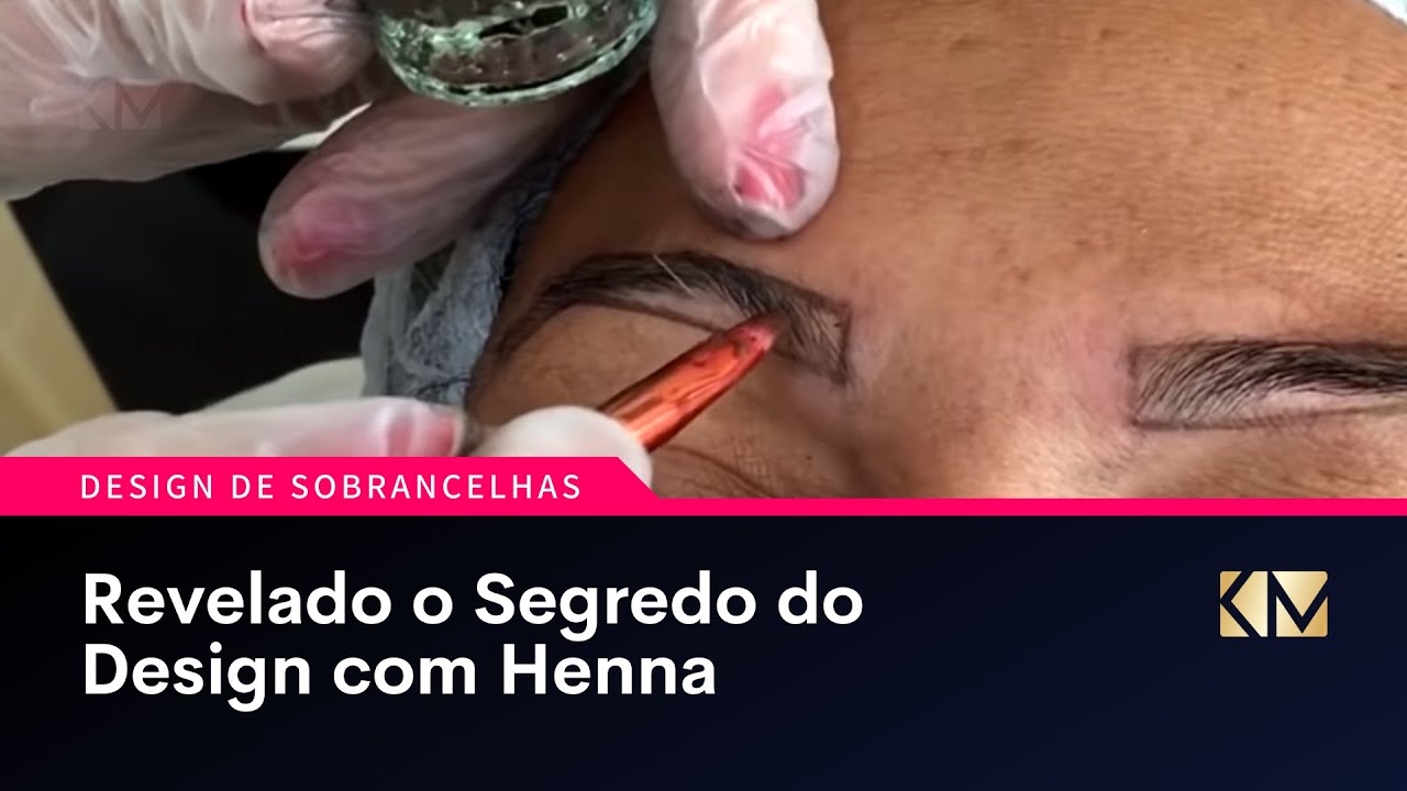 O Segredo do Design com Henna (Link do Novo Vídeo na Descrição) | #designdesobrancelhas