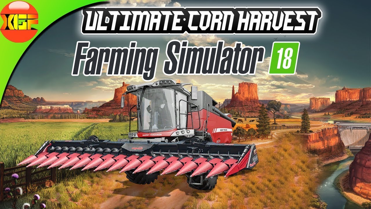 Farming Simulator 18 Gameplay# 130-  Ultimate Corn Harvest!
