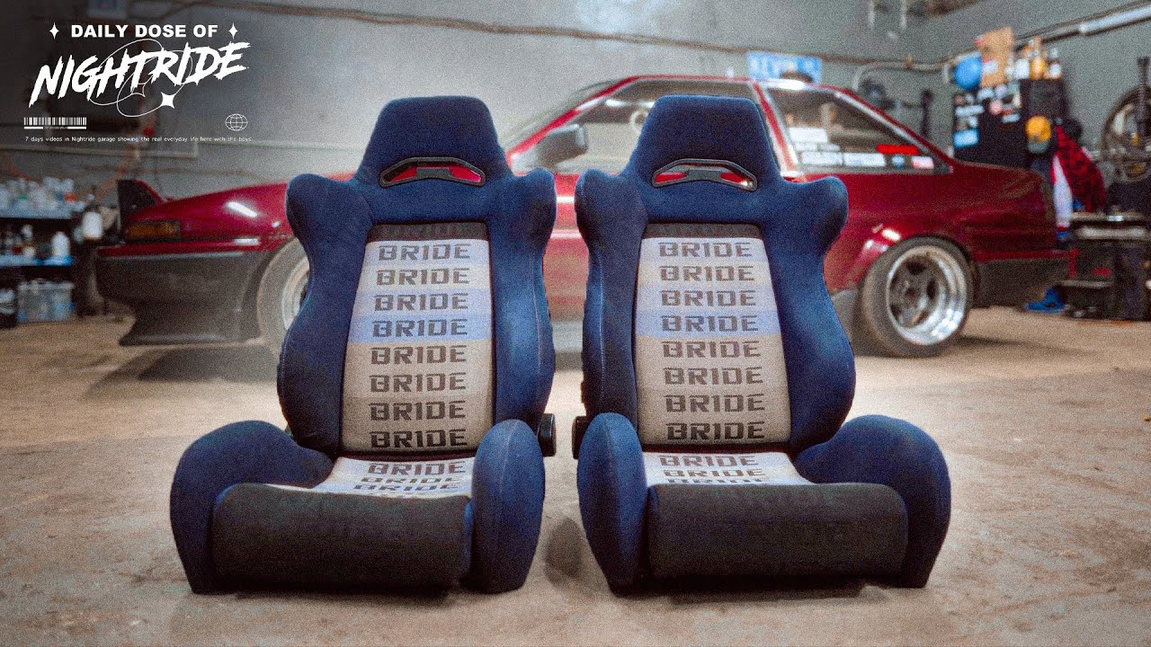 Installing JDM Bride seats in My Toyota AE86