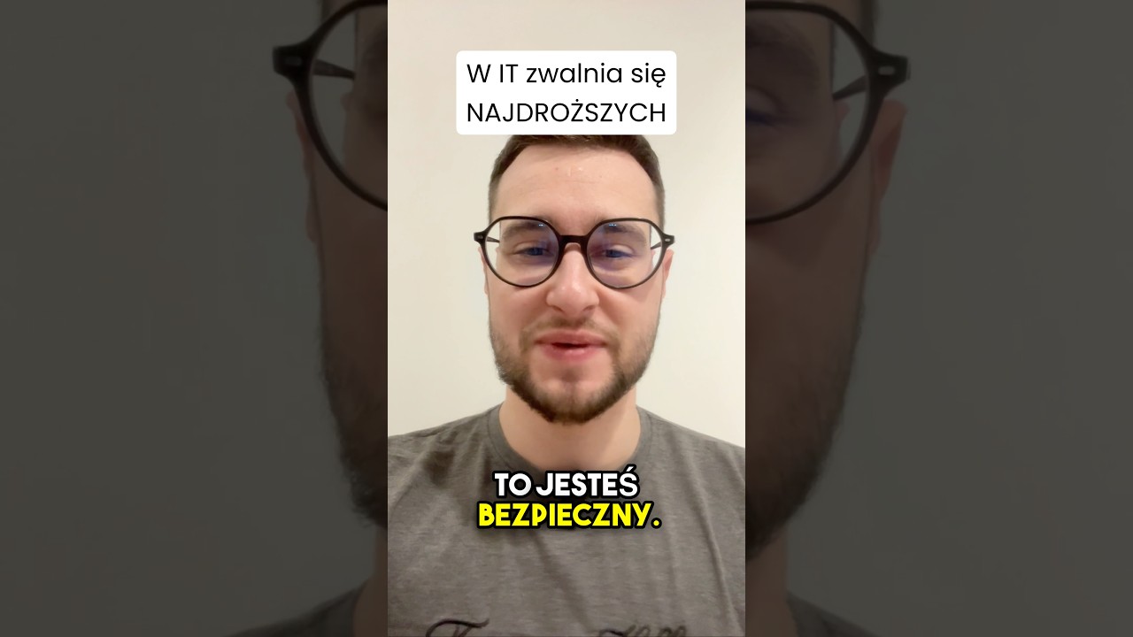 W IT zwalnia się NAJDROŻSZYCH #it #zwolnienia #rynekpracy #karieraIT #pracaIT