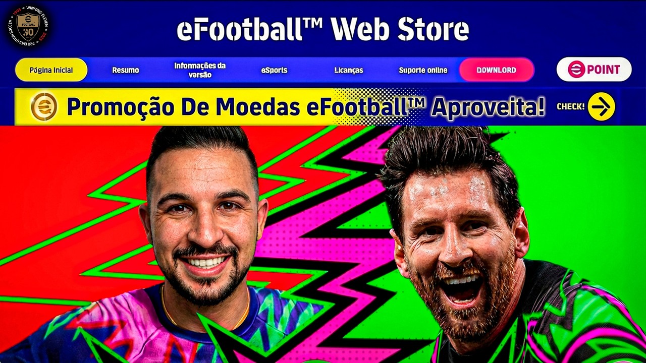 LANÇAMENTO OFICIAL!  WEB STORE DO EFOOTBALL 2026 MOBILE, APROVEITE!