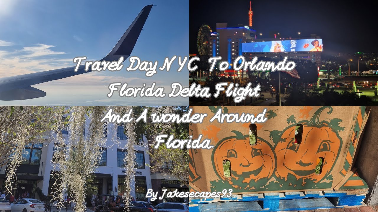 Travel Day New York To Orlando Florida By Delta Airlines, Rosen Inn International