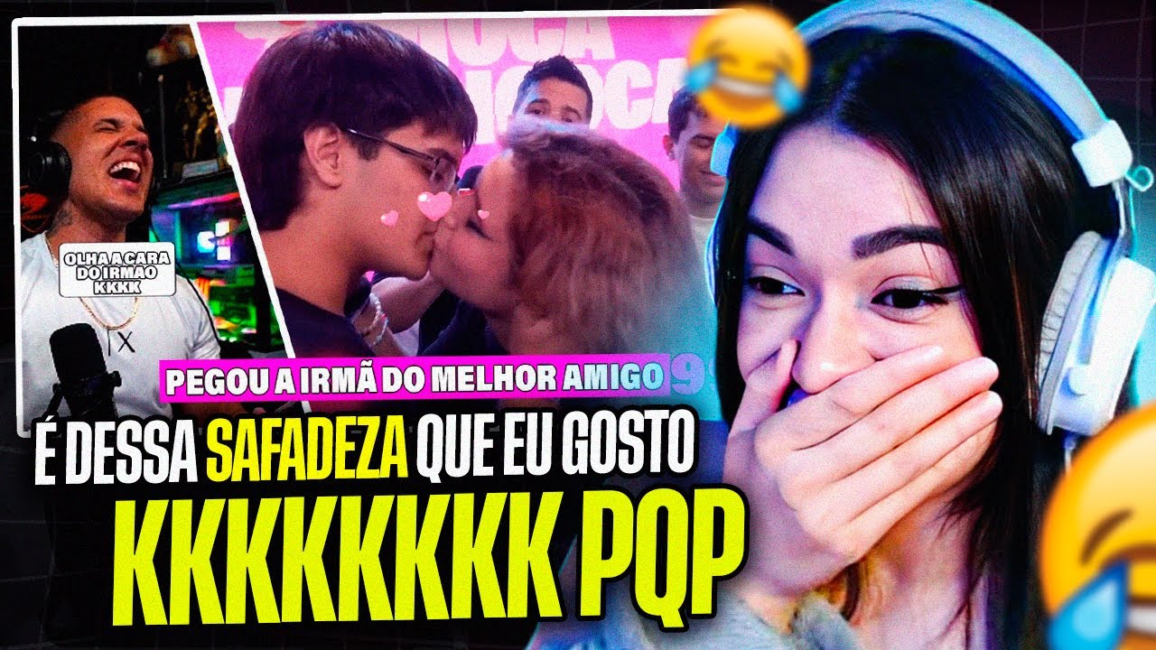 HUDSON AMORIM REAGINDO: PEGOU A IRMÃ DO MELHOR AMIGO NA FRENTE DELE! Muca Muriçoca | [REACT]